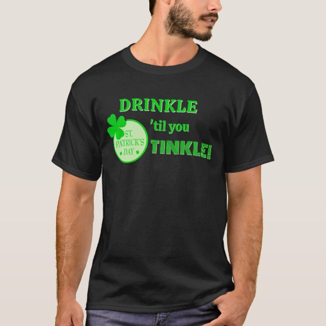 St Patrick's Day FUN! Best Group or individual T-Shirt (Front)