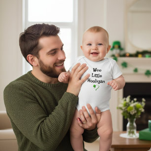 St. Patrick's Day Fun: Wee Little Hooligan Baby Bodysuit