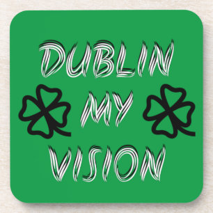 St. Patrick's Day Funny Humour Green Coaster