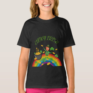 St. Patricks Day -Funny Lucky Irish Leprechaun T-Shirt