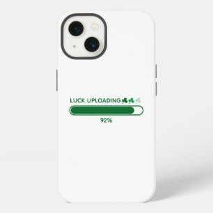St. Patrick's day, funny text luck loading iPhone 13 Case