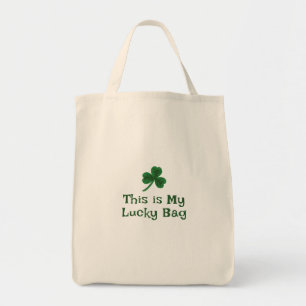 St. Patrick's Day, Funny Text Lucky  Tote Bag