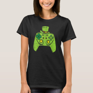 St Patricks Day Gamer   Irish Game Controller Gami T-Shirt