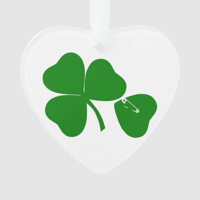 St Patrick's Day - Get Lucky 3+1 = 4 Ornament (Front)
