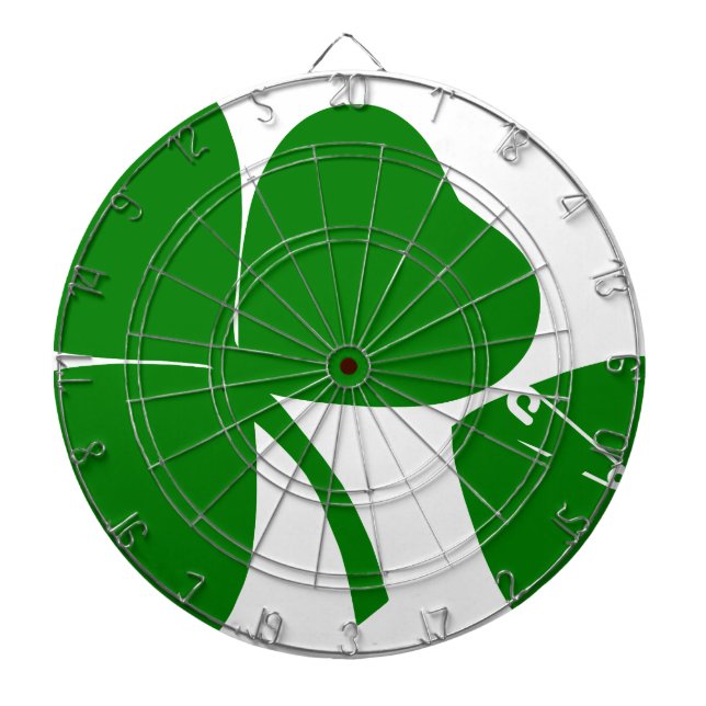 St Patrick's Day - Get Lucky 3 + 1 leaves = 4 Dartboard (Front)