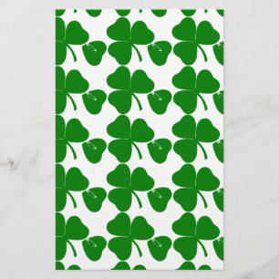 St Patrick's Day - Get Lucky 3 + 1 leaves = 4 Stationery