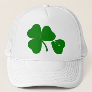 St Patrick's Day - Get Lucky 3 + 1 leaves = 4 Trucker Hat