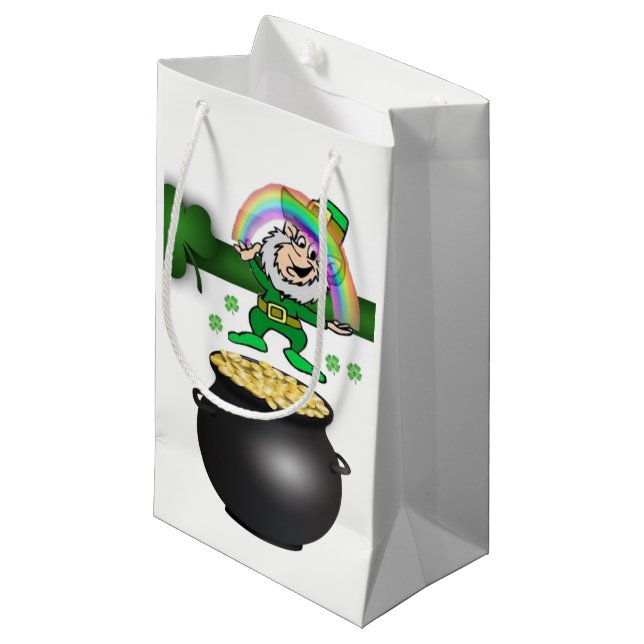 St. Patrick's Day Gift Bag (Front Angled)