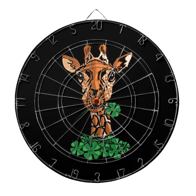 St. Patricks Day Giraffe   Dartboard (Front)