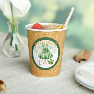 St Patrick's Day Girl Second Birthday Two Lucky Paper Cups