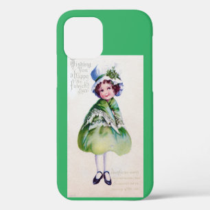 St. Patrick's Day Girl, Vintage iPhone 12 Case