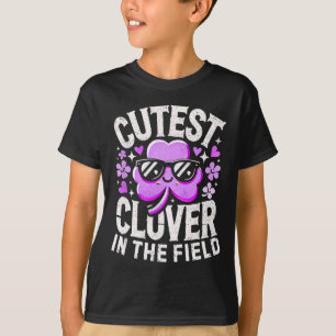 St Patricks Day Girls Toddler Boys Cutest Clover S T-Shirt