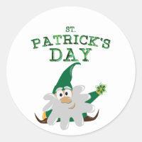 St. Patrick's Day Gnome Sticker