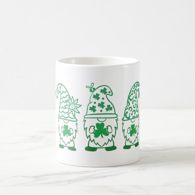 St. Patrick's Day Gnomes-60682 Coffee Mug (Center)