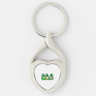 St. Patrick's Day Gnomes   Key Ring