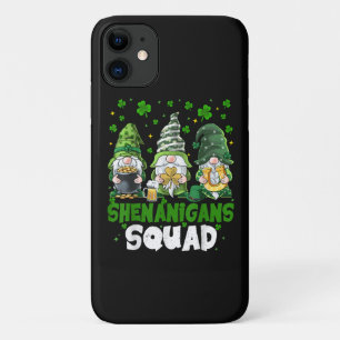 St Patricks Day Gnomes Shenanigans Squad Saint Case-Mate iPhone Case
