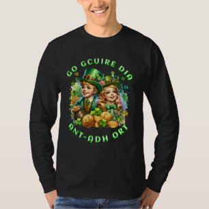 St Patrick's Day Go gcuire Dia an t-ádh ort T-Shirt