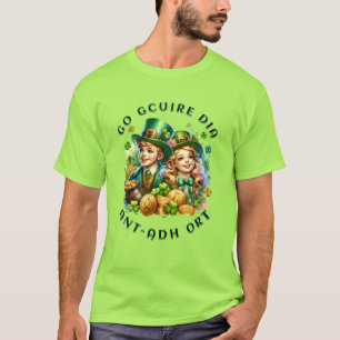 St Patrick's Day Go gcuire Dia an t-ádh ort T-Shirt
