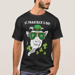 St Patricks Day Goat Head Saint Pattys Farmer Men  T-Shirt