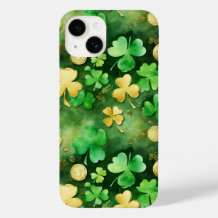 St patricks day gold Case-Mate iPhone 14 case