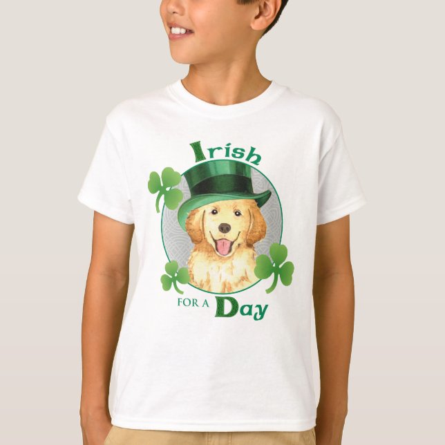 St. Patrick's Day Golden T-Shirt (Front)