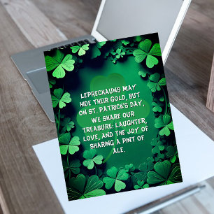 St. Patrick's Day Gratitude Postcard