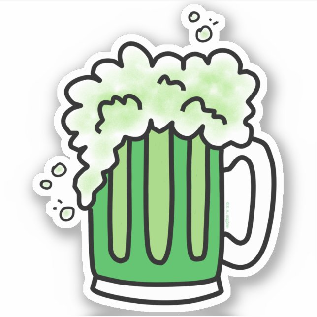 St Patrick's Day Green Beer (Front)