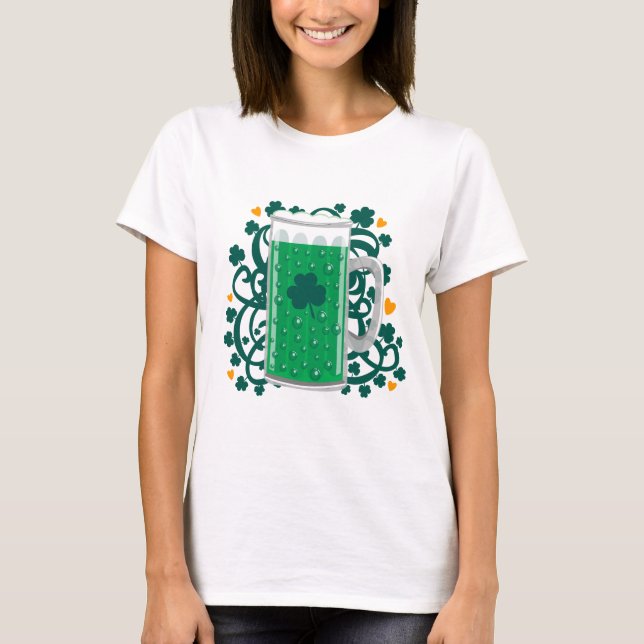 St. Patrick's Day Green Beer T-Shirt (Front)