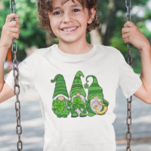 St. Patrick's Day Green Gnomies Gnomes T-Shirt