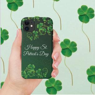 St. Patrick's Day Green Shamrock Vine Irish Party  Case-Mate iPhone Case