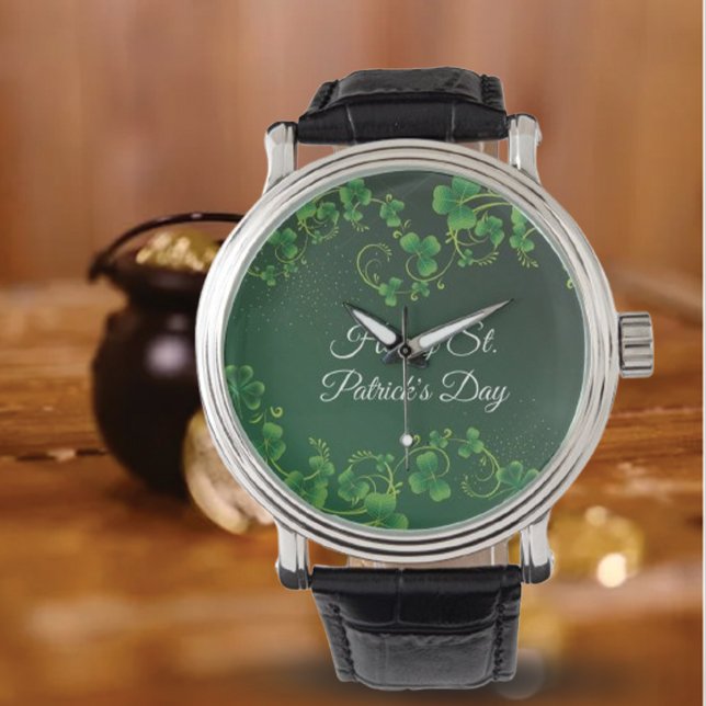 St. Patrick's Day Green Shamrock Vine Irish Party  Watch (Creator Uploaded)