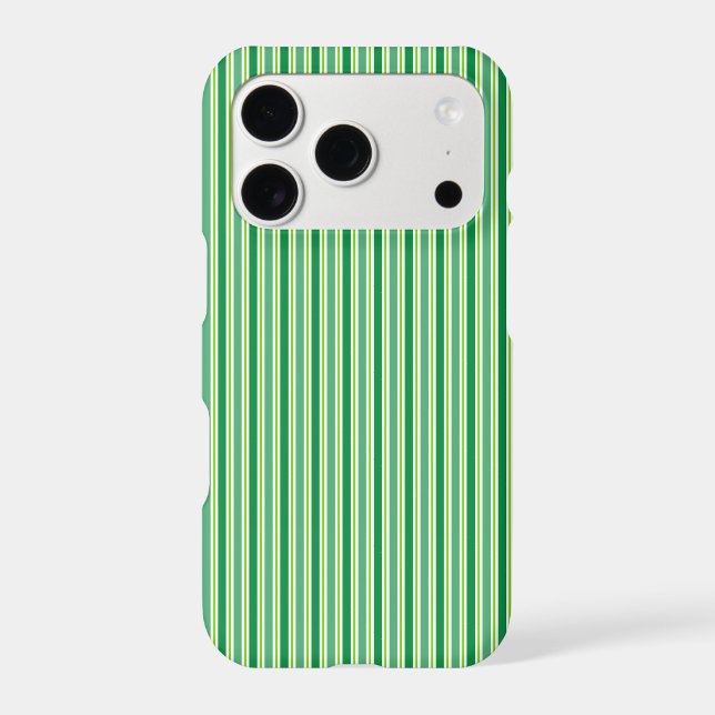 St. Patrick's Day Green Stripes Pattern (Back)