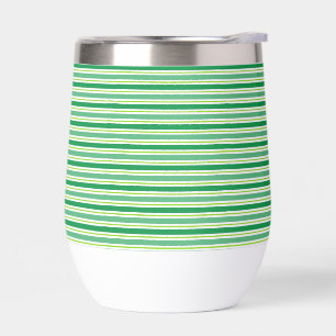 St. Patrick's Day Green Stripes Pattern-54608