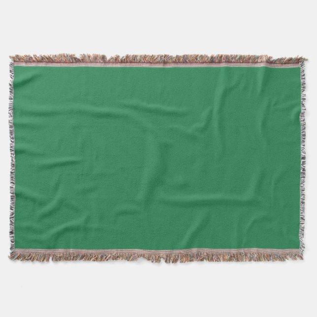 St Patricks Day Green Throw Blanket (Front)