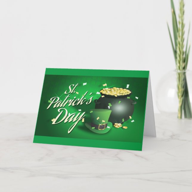 St. Patrick's Day Greeting Card (Front)