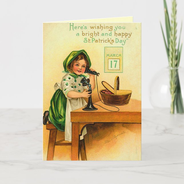 St. Patrick's Day Greeting Cards (Front)