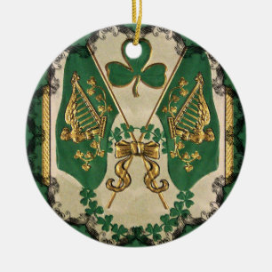 St. Patricks Day Greeting Ornament