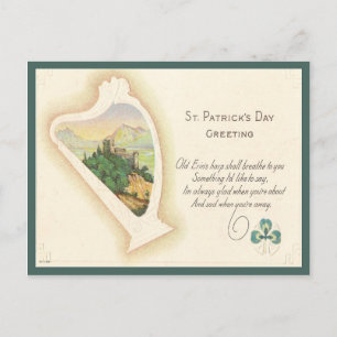 St. Patrick's Day Greeting Postcard