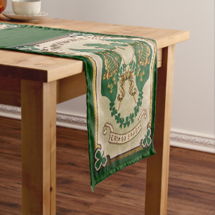 St. Patricks Day Greeting Table Runner