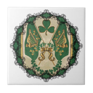 St. Patricks Day Greeting Tile