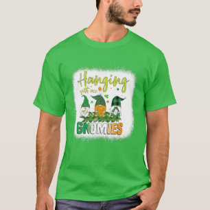 St Patricks Day Hanging With My Gnomies Nurse Stet T-Shirt