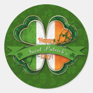St. Patrick's Day - Happy St. Patrick's Day Classic Round Sticker