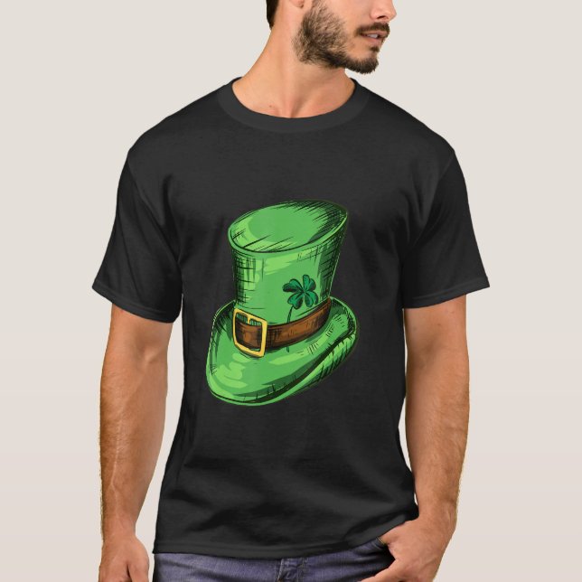 St Patrick's Day Hat T-Shirt (Front)