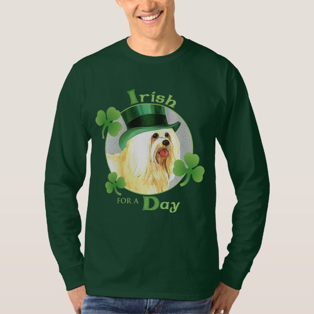 St. Patrick's Day Havanese T-Shirt (Front)