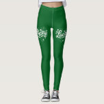 St Patrick's Day Heart Lucky Clover Shamrock  Leggings<br><div class="desc">St Patrick's Day Heart Lucky Clover Shamrock</div>