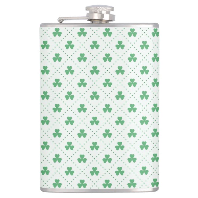 St. Patrick's Day Hip Flask (Front)