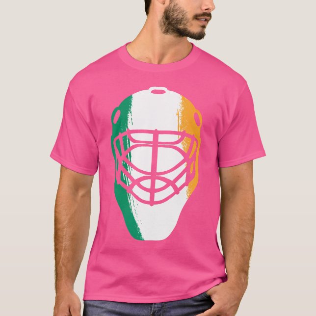St Patricks Day Hockey For Irish Family Goalies T-Shirt (Front)