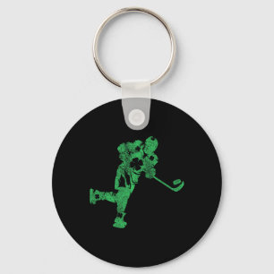 St Patrick's Day Hockey Irish Boys Saint Paddy's S Key Ring