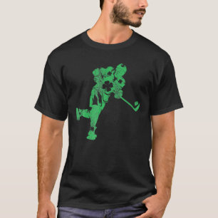 St. Patrick's Day Hockey Irish Boys Saint Paddy's T-Shirt