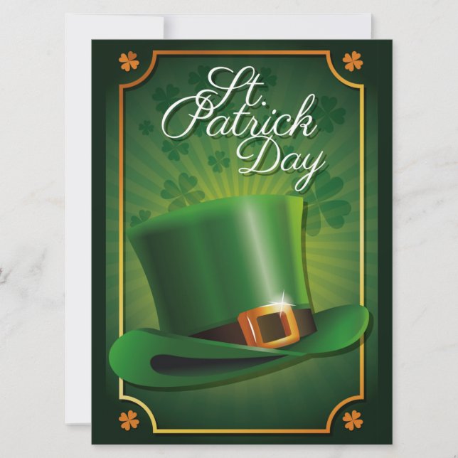 St Patrick's Day Holiday Card (Front)